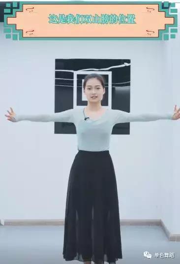 中国舞的顺风旗手位 在学习之前 大家先回忆一下 双山膀和双托掌的