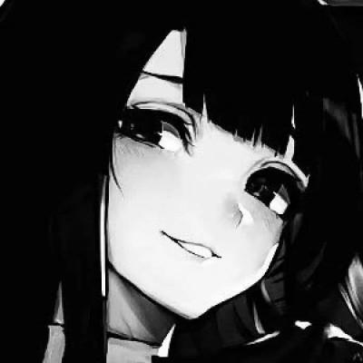 黑白微丧系动漫女头_qq女生头像_我要个性网