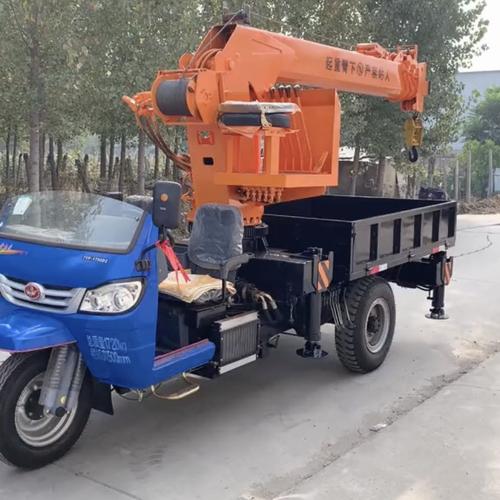 三轮车吊 三轮随车吊 农用三轮车吊 装卸货随车吊 改装三轮吊