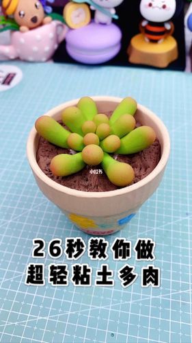 多肉粘土手工