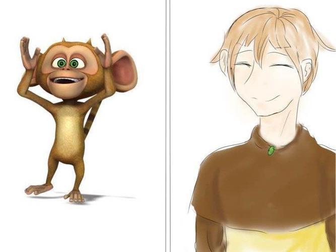 当熊出没中的角色拟人化团子美到让人认不出来