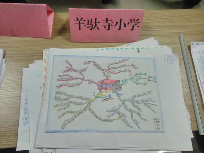 羊驮寺小学思维导图遍地开花