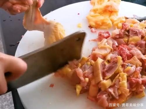 鸡剁块