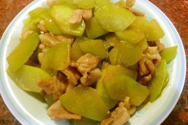佛手瓜炒肉片的做法