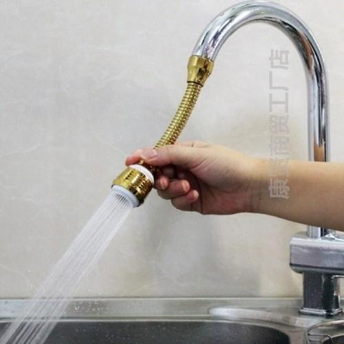 耐高温接头厨房水管家庭水龙头加长延伸器冲洗洗浴家用转换出水