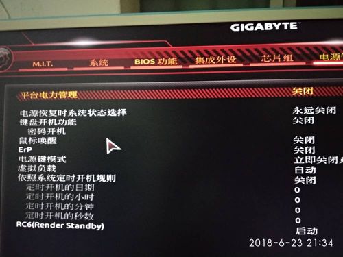 技嘉主板bios里的平台电力管理是干嘛的