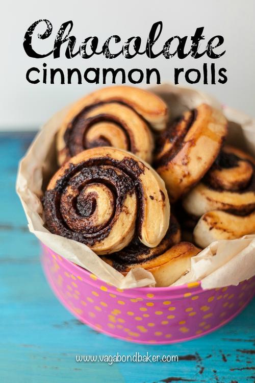 chocolate cinnamon rolls