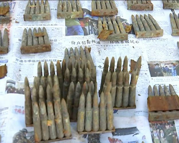 农民发现1555发子弹被吓到 疑三八大盖使用