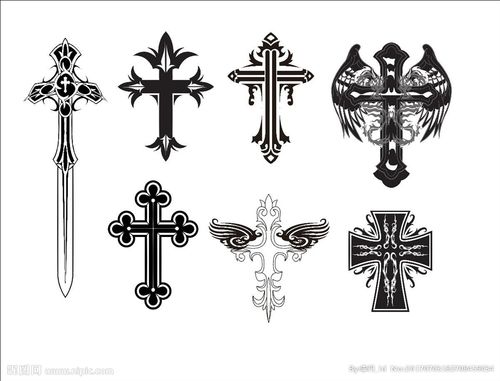 矢量十字架图片