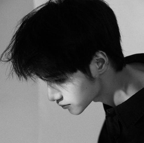 男生头像黑白头像三色堇儿/禁盗