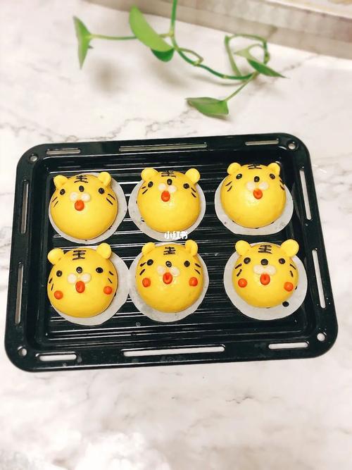 翻车版丑萌的小老虎卡通馒头,新手也能做_馒头_卡通_漓江路攻略_美食