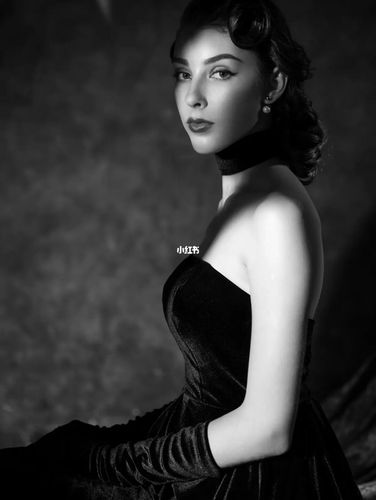 费雯丽同款黑白肖像|优雅至上_肖像照_摄影_摄影_写真