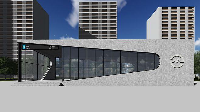 某地铁出入口设计