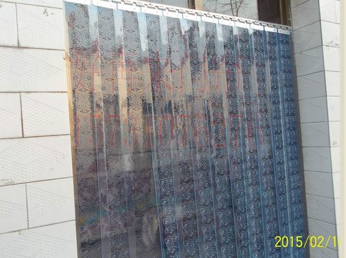 家用防蝇虫皮挂门帘子 pvc 带孔塑料透明软门帘 高档夏季防蚊门帘