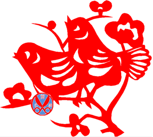 镂空不干胶和喜鹊登梅剪纸窗花花墙玻璃贴纸花鸟喜字