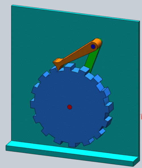 088-04 翻转可变向棘轮机构