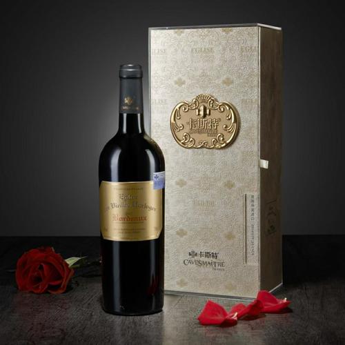 法国原瓶进口卡斯特戴维斯系列干红葡萄酒波尔多干红