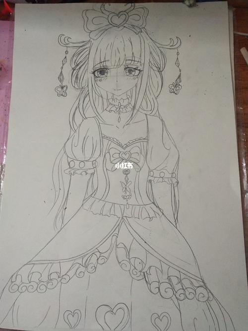 叶罗丽精灵梦第九季炎姬手绘_叶罗丽_文化_绘画