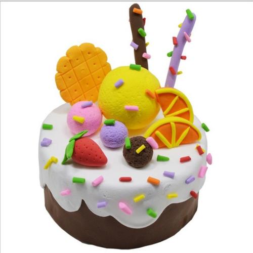 热销diy手工制作仿真奶油蛋糕套装_儿童手工制作创意diy 彩泥粘土奶油