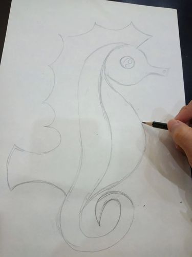 知道海马该怎么画吗?