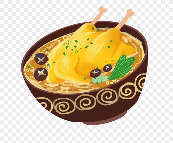 手绘/卡通元素 美味鸡汤.png 860_712