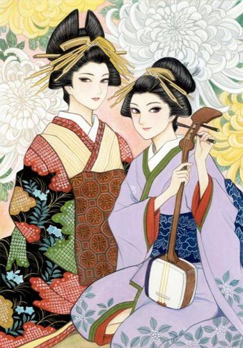 知日:您的作品会出现浮世绘的元素吗?