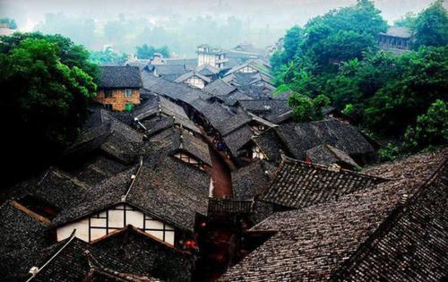 四川古镇游之自贡仙市古镇,逛老街品风情民生,探访佛家金桥寺