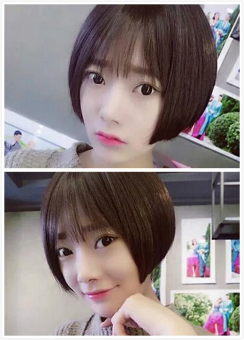 look  :小清新学生头短发