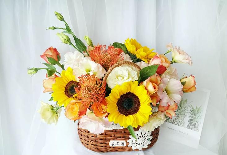 花不语小课堂 | 秋色系花束搭配与花篮插花小教程