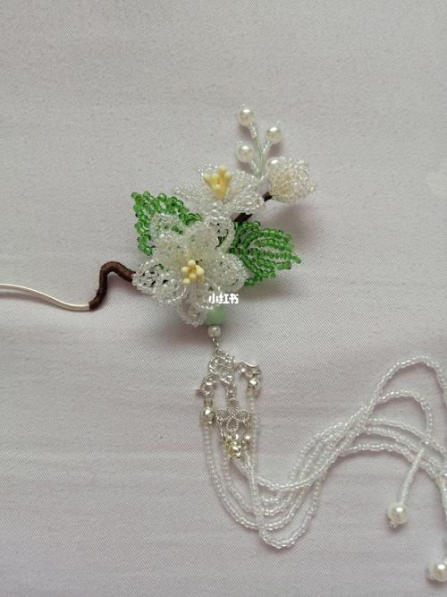 米珠花瓣教程_教程_发簪_兴趣爱好_手工