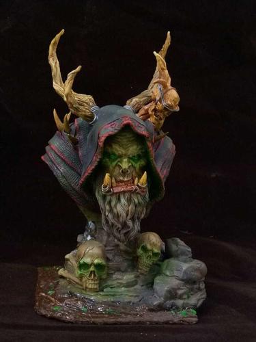 古尔丹20涂装成品