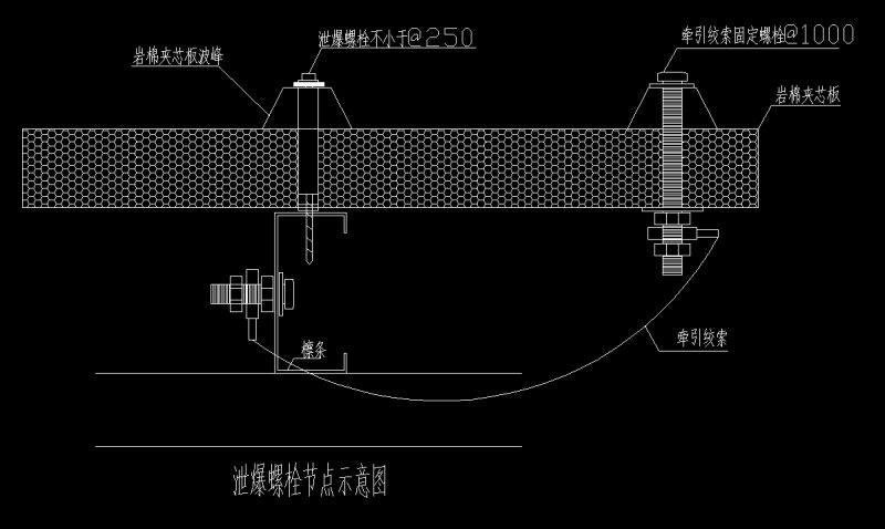 自攻泄爆螺栓 125泄爆螺栓 彩钢板瓦楞用泄爆螺栓 可