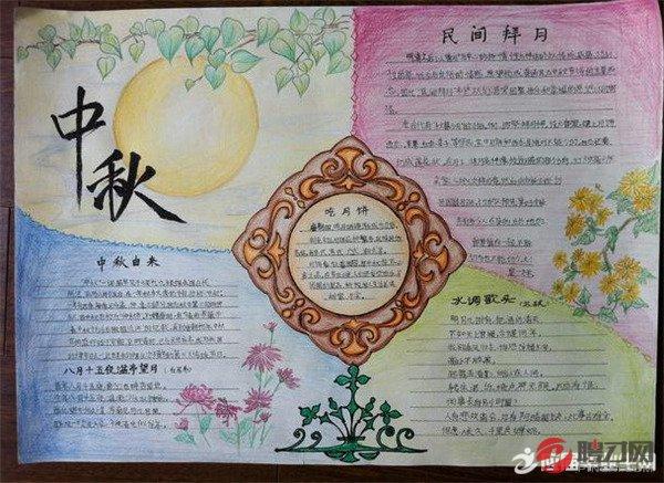 手抄报图片中秋节