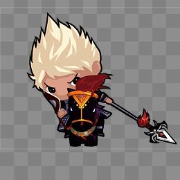 q版马超三国卡通人物免抠图片