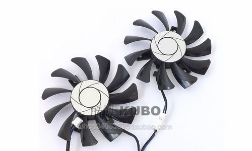 msi 微星 geforce gtx 1050ti 飙风 显卡风扇 双风扇 2针