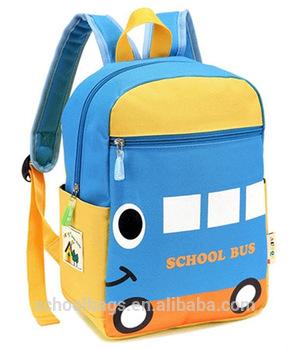 cute cartoon printed kids school backpack