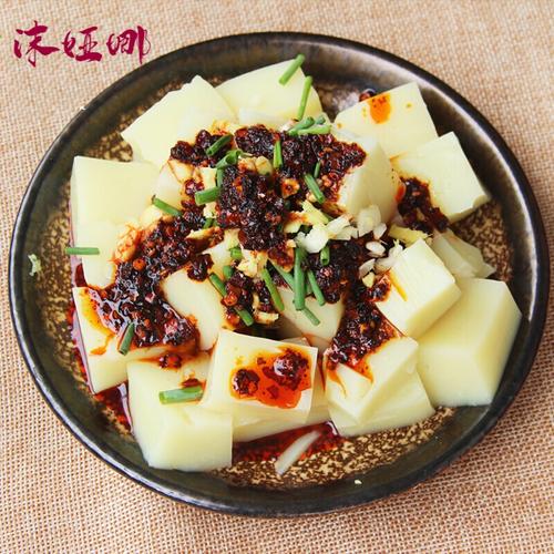 湘西米豆腐晓方便米糕凉糕凉拌小吃送调料500g3斤辣椒包3包