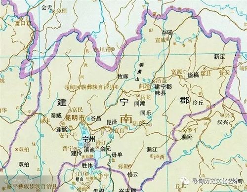 隋9,唐10,五代11,北宋12,南宋13,元14,明15,清16,如今的寻甸地图备注