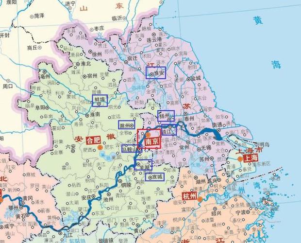南京都市圈的地图