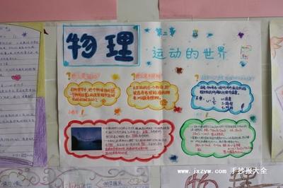 主题与运动和力为主的物理手抄报 爱为主题的手抄报