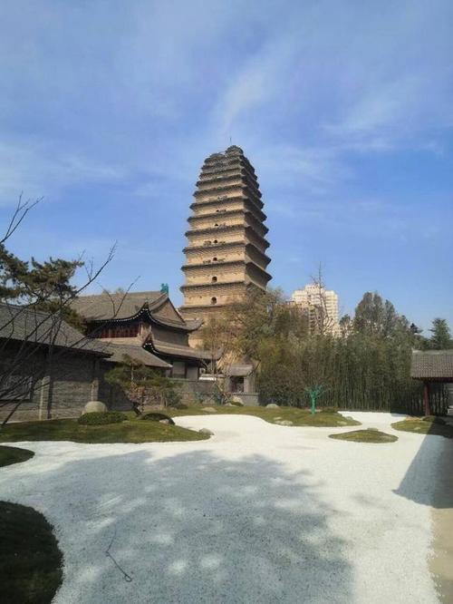 西安小雁塔未开引争议引入日式枯山水网友唐文化不背这个锅