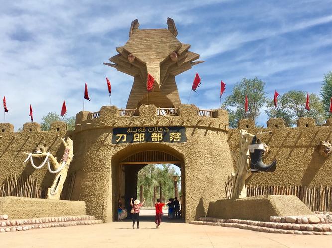 阿克苏地区阿瓦提县刀郎部落景观优美
