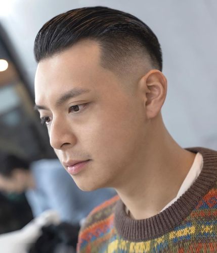 look4:小背头发型
