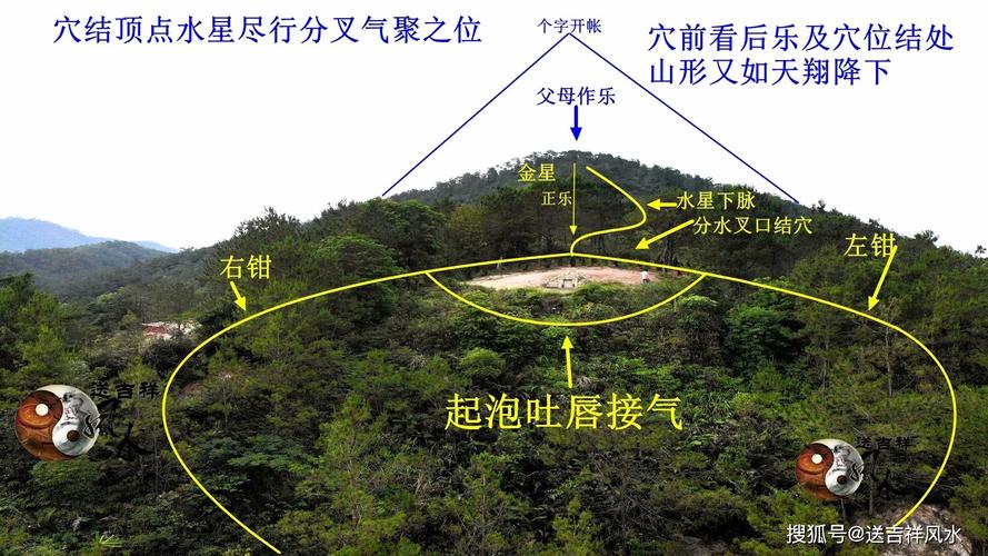 原创深藏不露的回龙顾祖名穴--泷洲邓氏始祖穴龙蛇下山