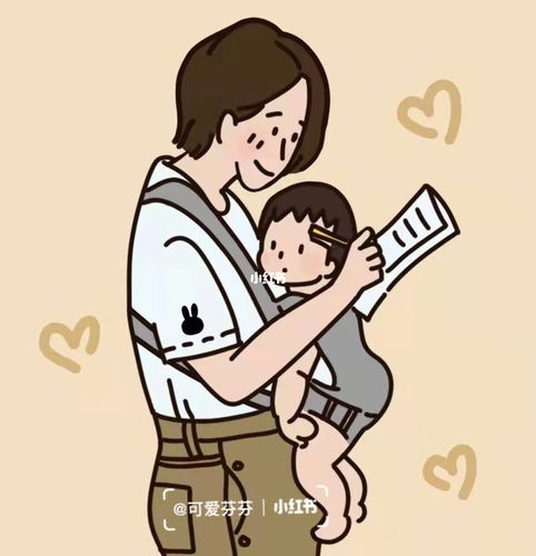 可爱头像~最美妈妈_头像_带娃_学习_头像分享_素材