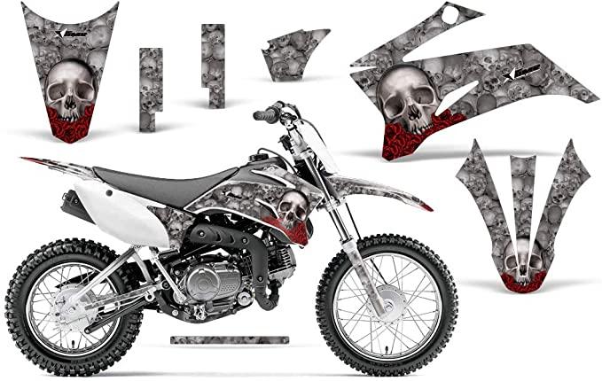 amr racing mx 越野摩托车图形套件贴纸贴花与雅马哈 ttr110 2008