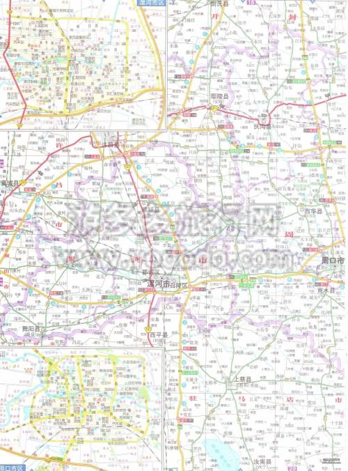 漯河自驾游交通地图高清大地图