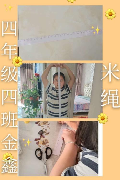 乌拉特前旗第六小学四年级四班——数学生态作业:自制学具～米尺(巩固