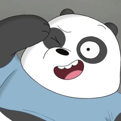 咱们裸熊panda情侣头像