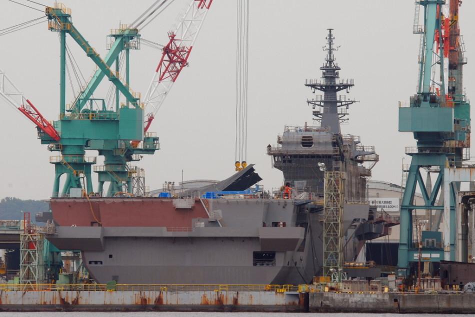 日本22ddh直升机航母基本成型只等下水